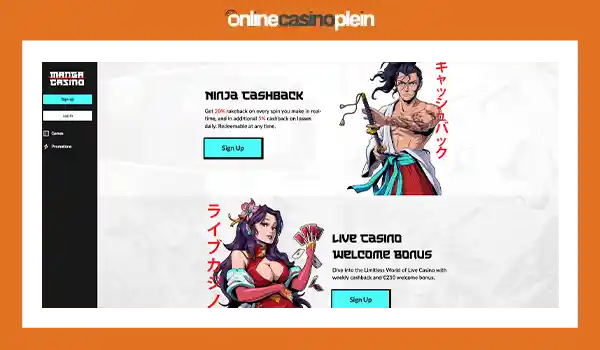 Manga Casino screenshot2