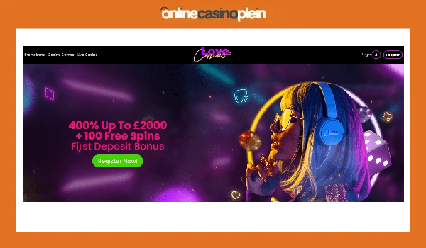 Love casino free spins 