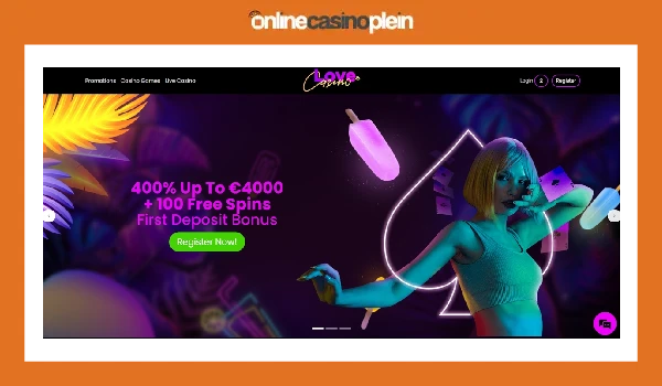 Love casino deposit bonus