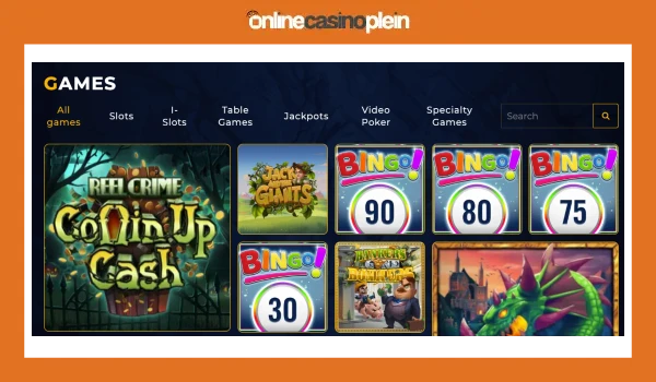 Golden Lion Casino Games