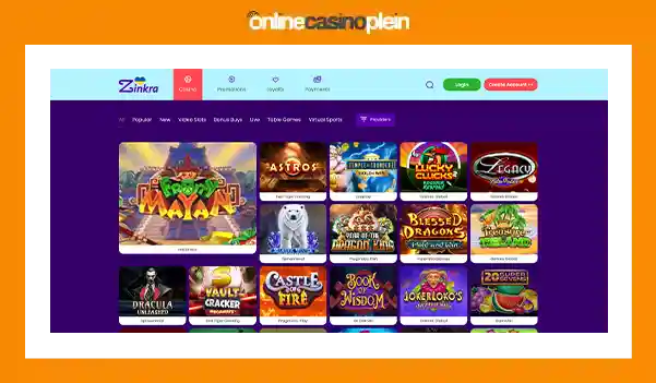 Zinkra Casino Review 2024